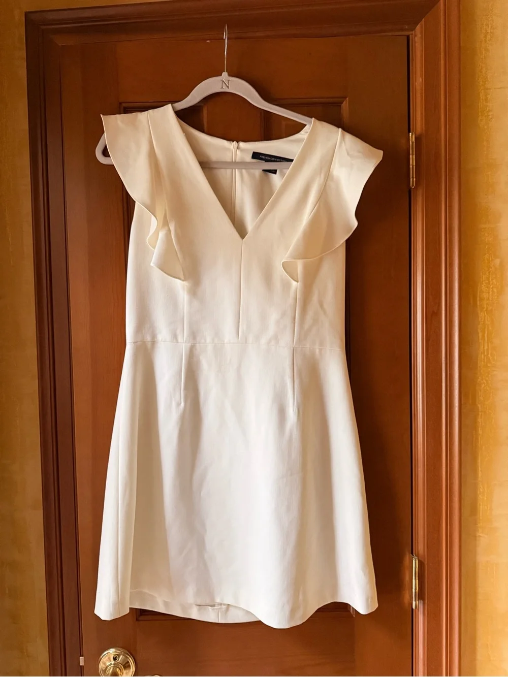 FRENCH CONNECTION WHISPER RUFFLE DRESS - Picture 2 of 5